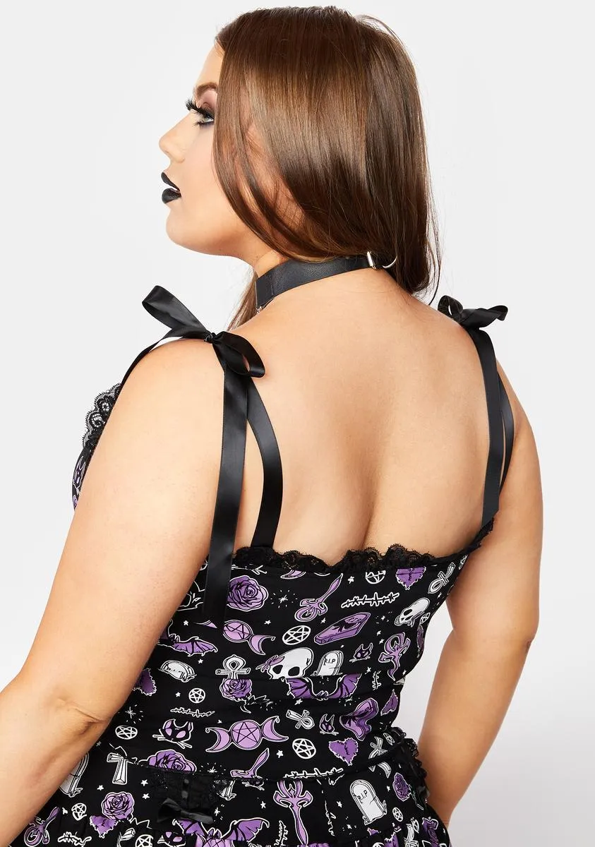 Plus Magick Around Me Graphic Tank sold by Dolls Kill product image thumbnail 4