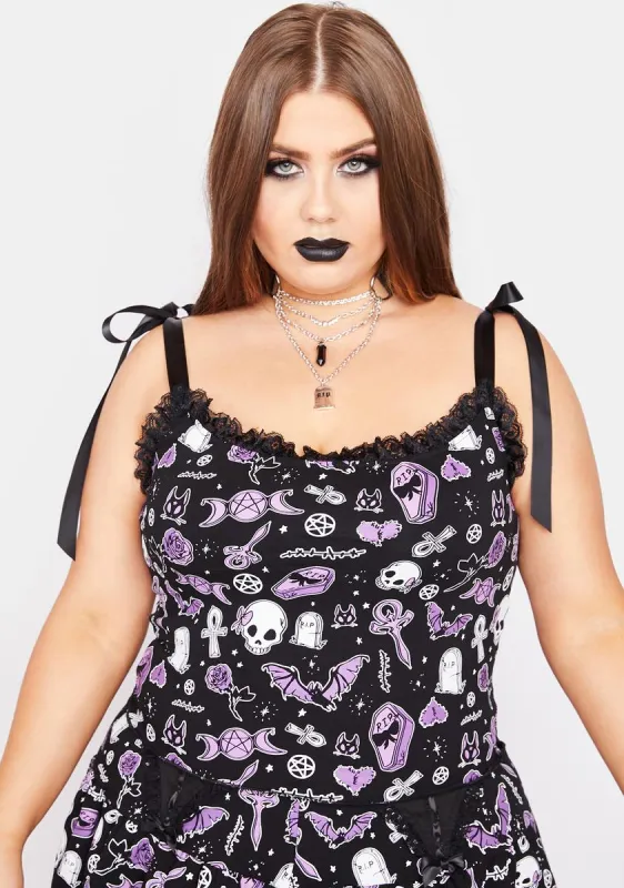 Plus Magick Around Me Graphic Tank sold by Dolls Kill