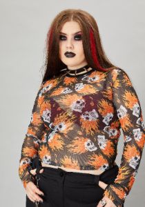 To Hell And Back Mesh Top sold by Dolls Kill