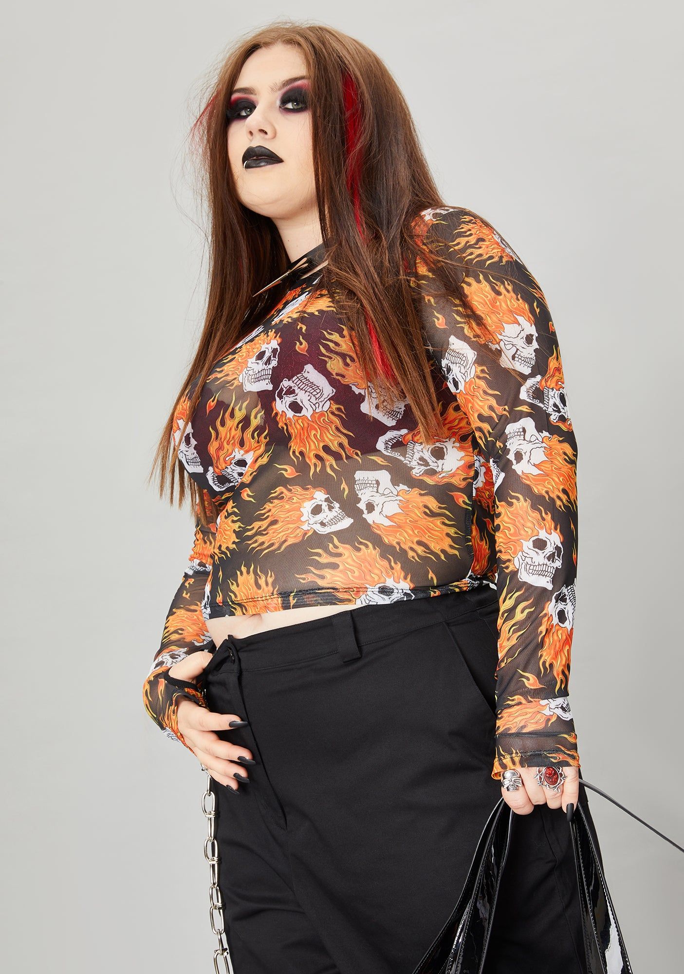 To Hell And Back Mesh Top sold by Dolls Kill product image thumbnail 2