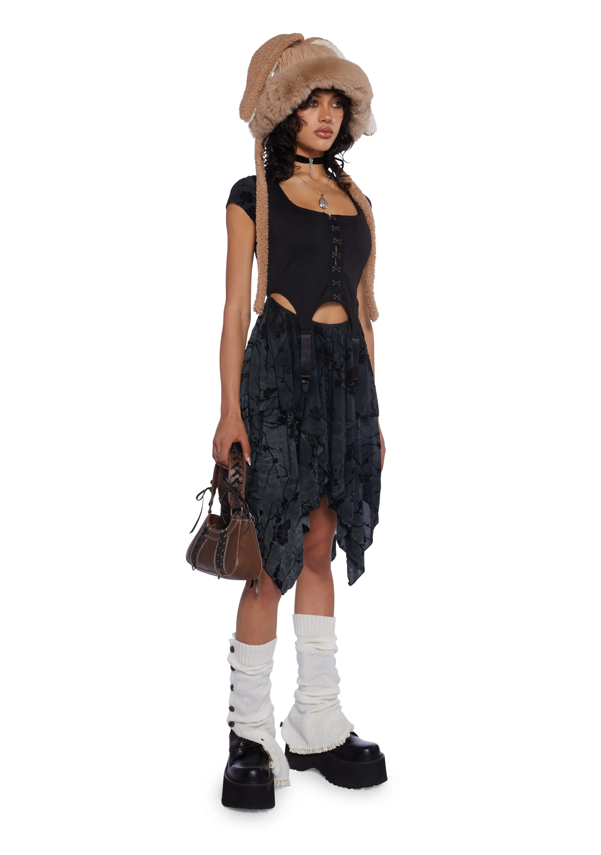 Beautiful Disaster Handkerchief Dress sold by Dolls Kill product image thumbnail 3