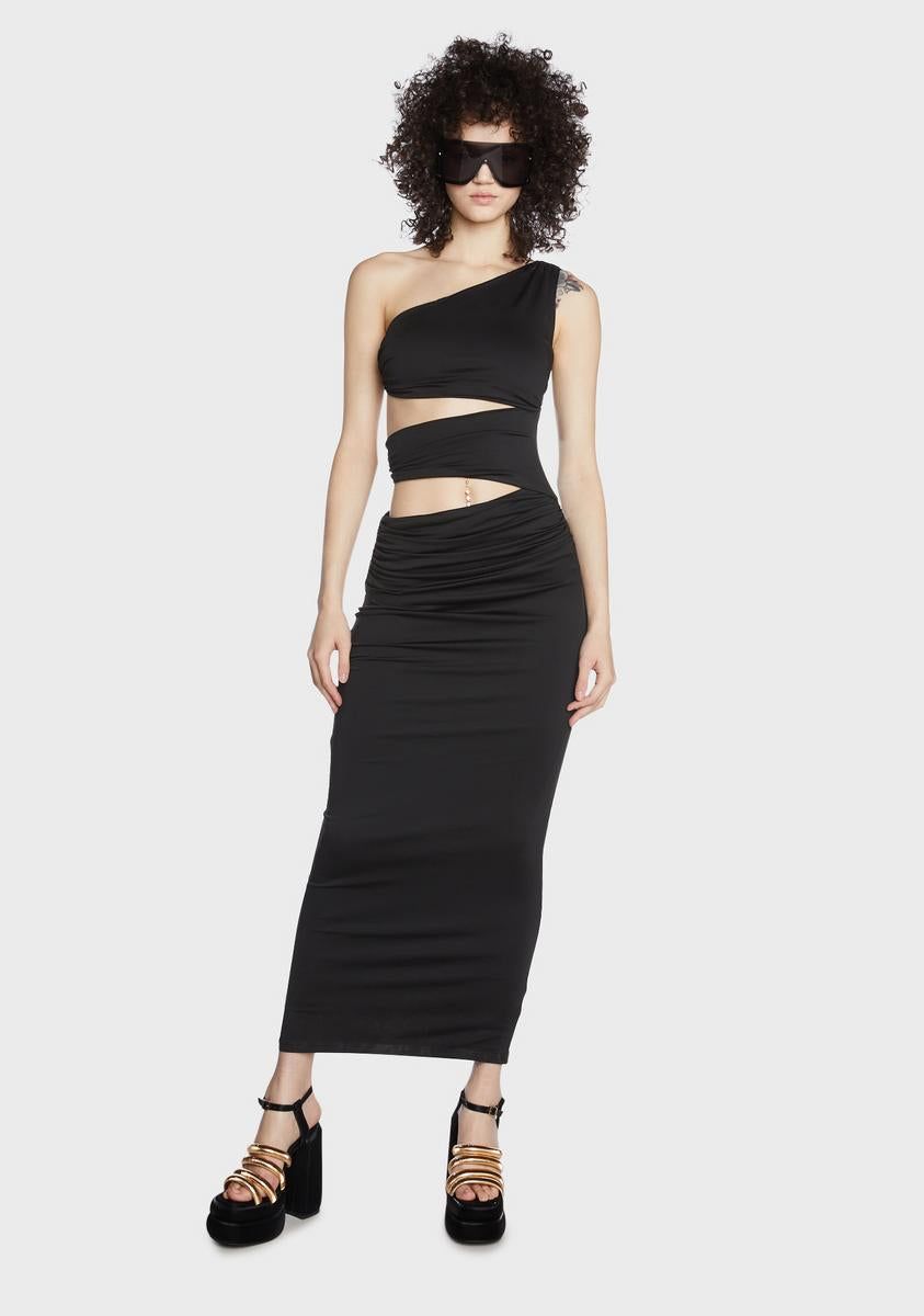 Ring Detail Cutout Maxi Dress sold by Dolls Kill product image thumbnail 4