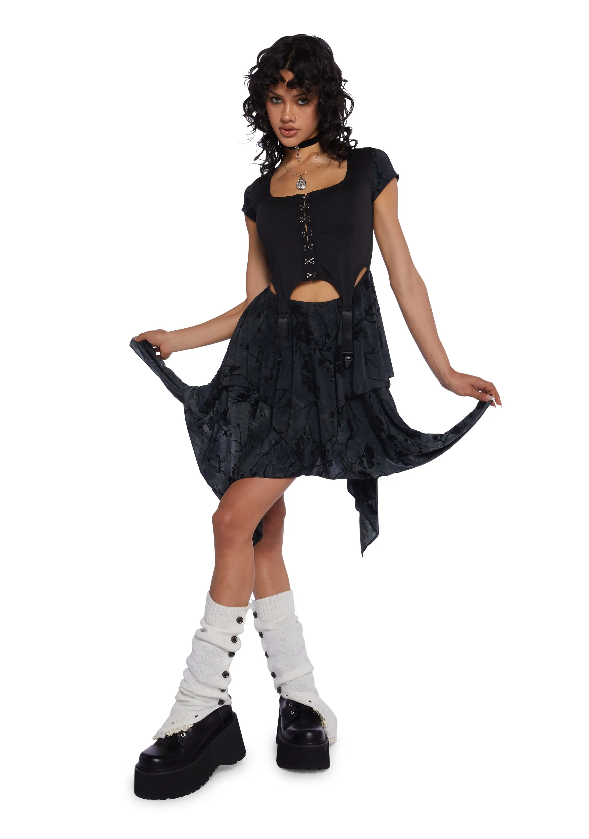 Beautiful Disaster Handkerchief Dress sold by Dolls Kill product image thumbnail 5