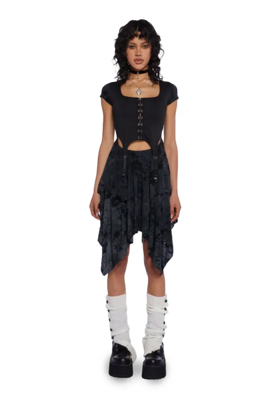 Beautiful Disaster Handkerchief Dress sold by Dolls Kill