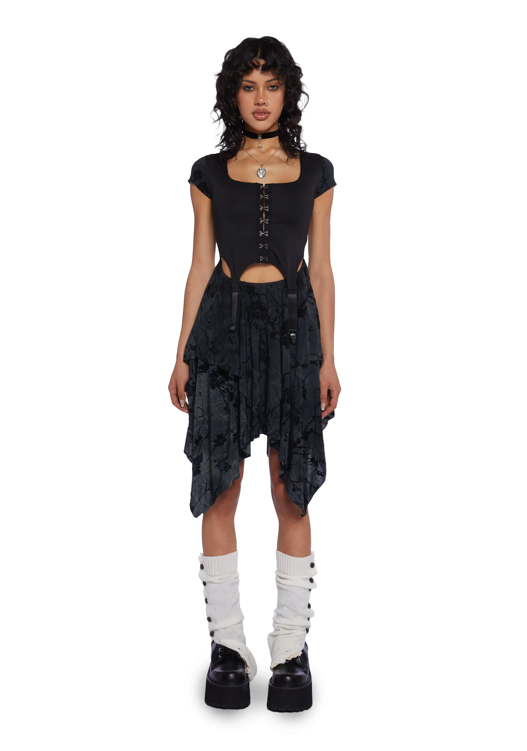 Beautiful Disaster Handkerchief Dress sold by Dolls Kill