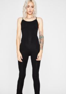 Dark Nothing To Hide Catsuit sold by Dolls Kill