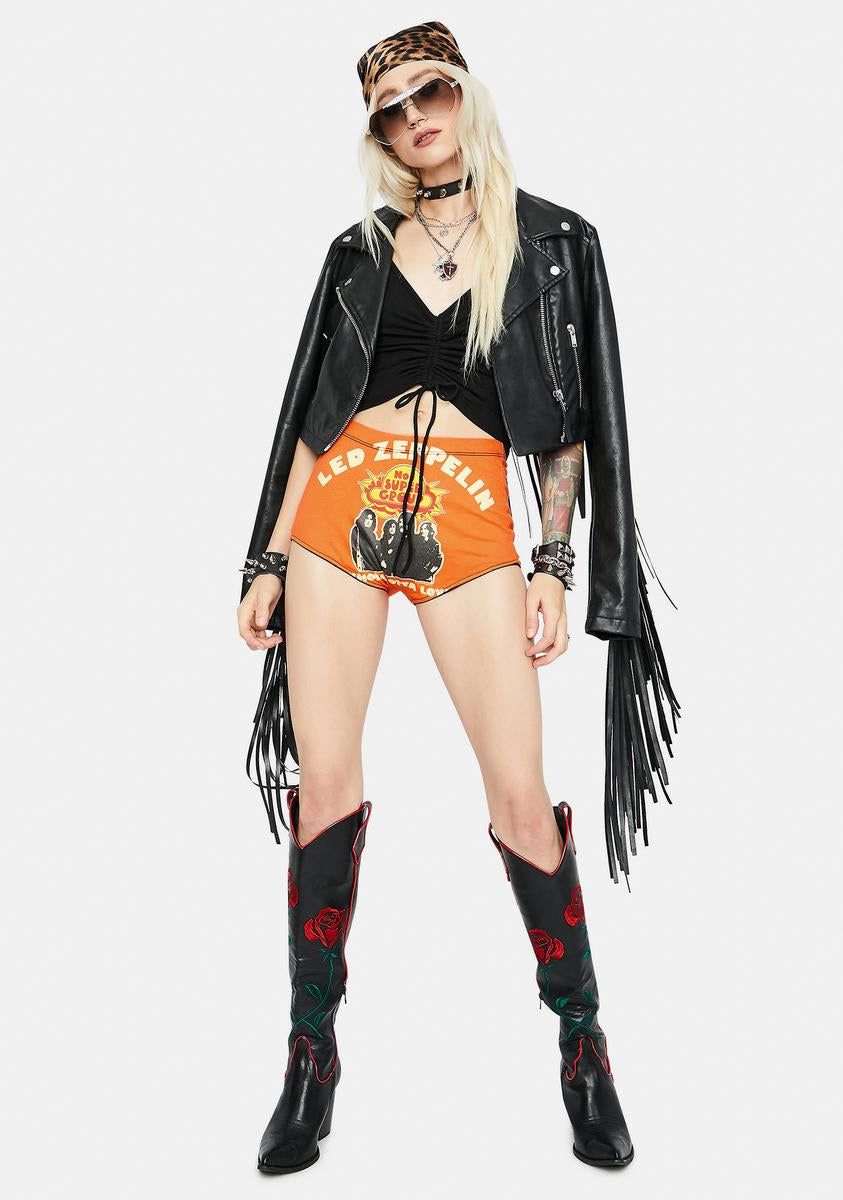 Night Let's Go Again Crop Tank Top sold by Dolls Kill product image thumbnail 3