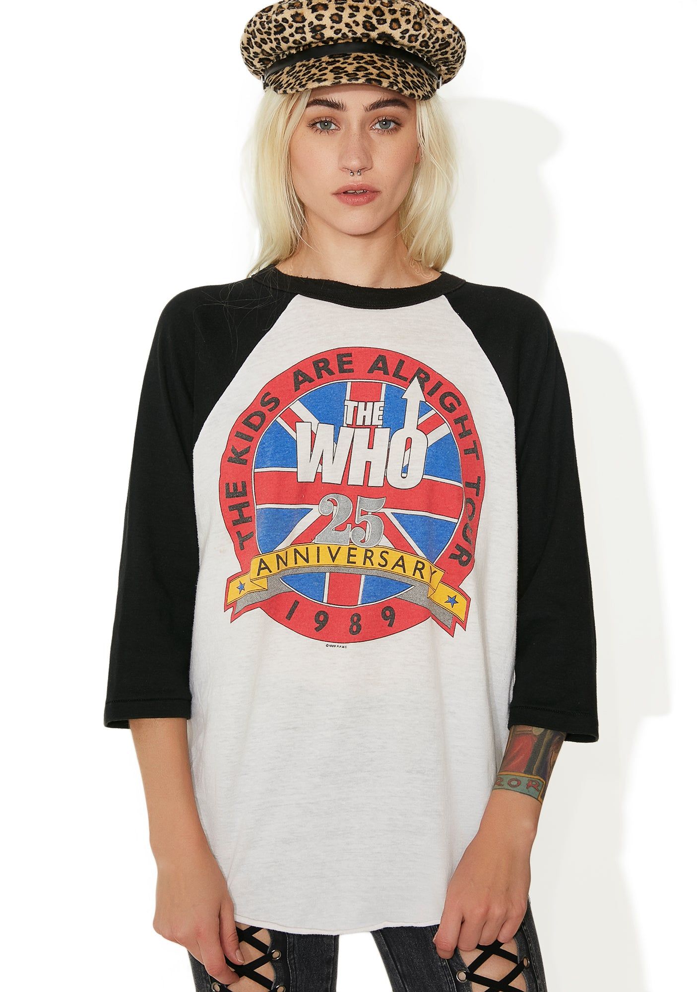Vintage The Who Raglan Tee sold by Dolls Kill