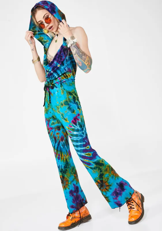 Elevated Goddess Hooded Jumpsuit sold by Dolls Kill