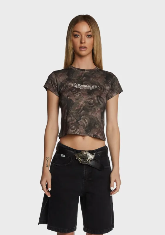 Swamp Crop Tee sold by Dolls Kill