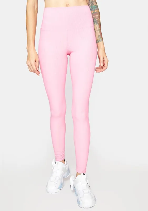Sachet Pink Ayla Leggings sold by Dolls Kill