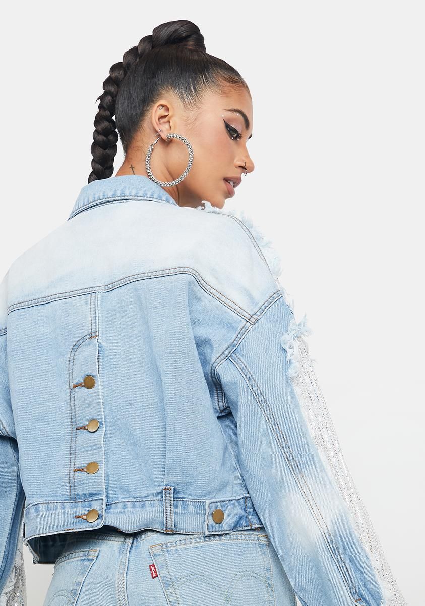 After Hours Denim Jacket sold by Dolls Kill product image thumbnail 4