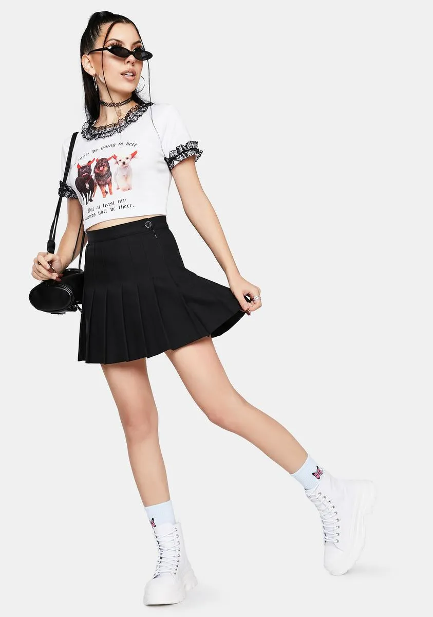 Devil Pup Crop Top sold by Dolls Kill product image thumbnail 3