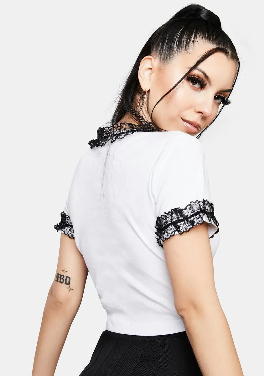 Devil Pup Crop Top sold by Dolls Kill product image thumbnail 4