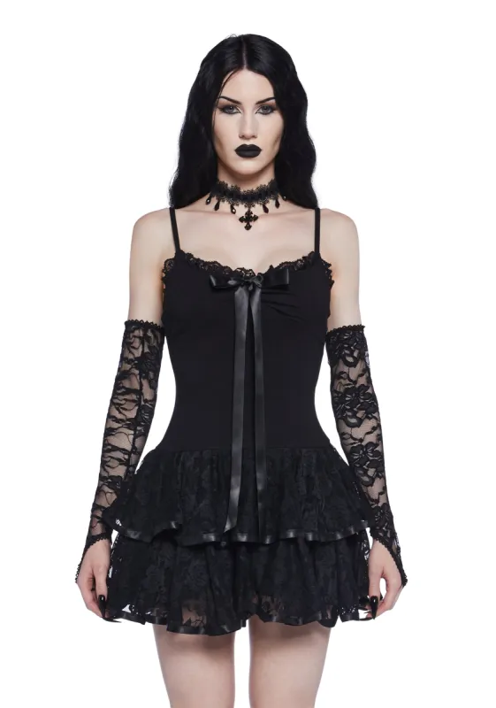 Haunted Beauty Mini Dress sold by Dolls Kill
