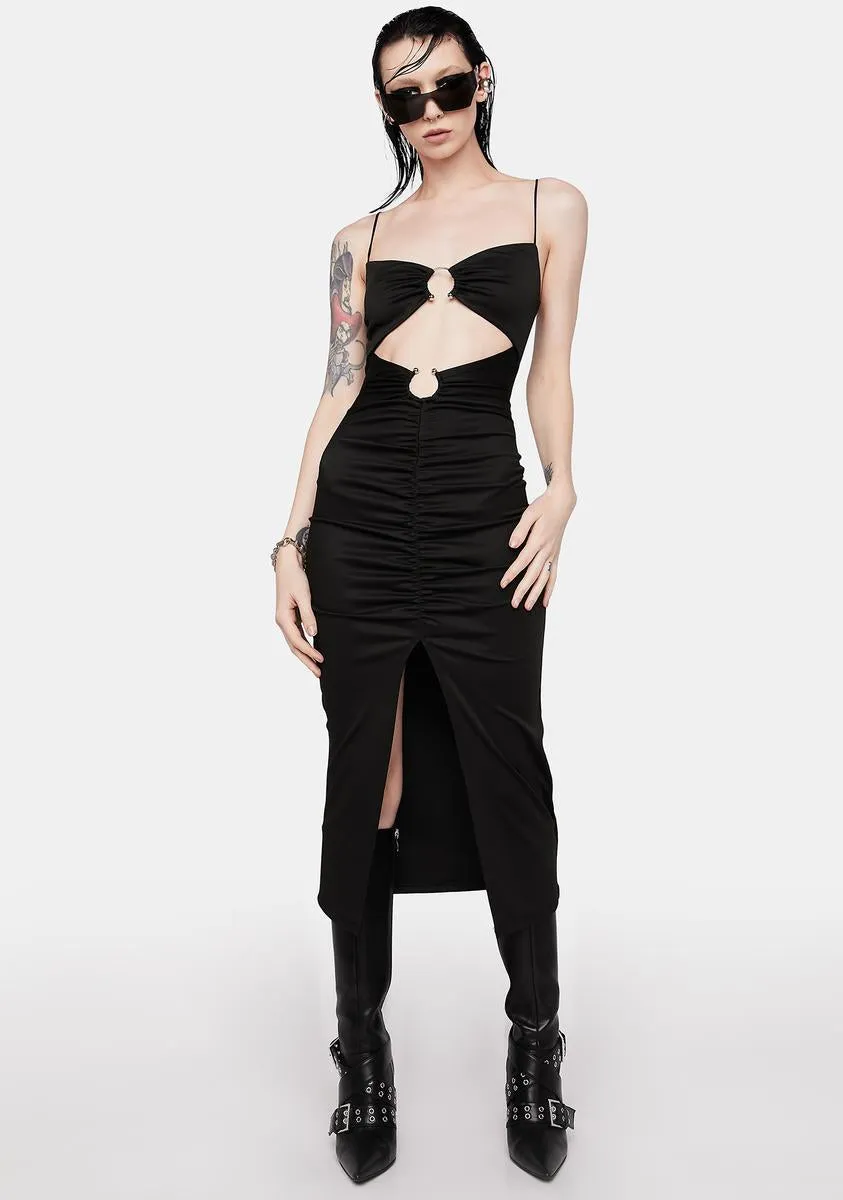 Secret Chat Maxi Dress sold by Dolls Kill product image thumbnail 3