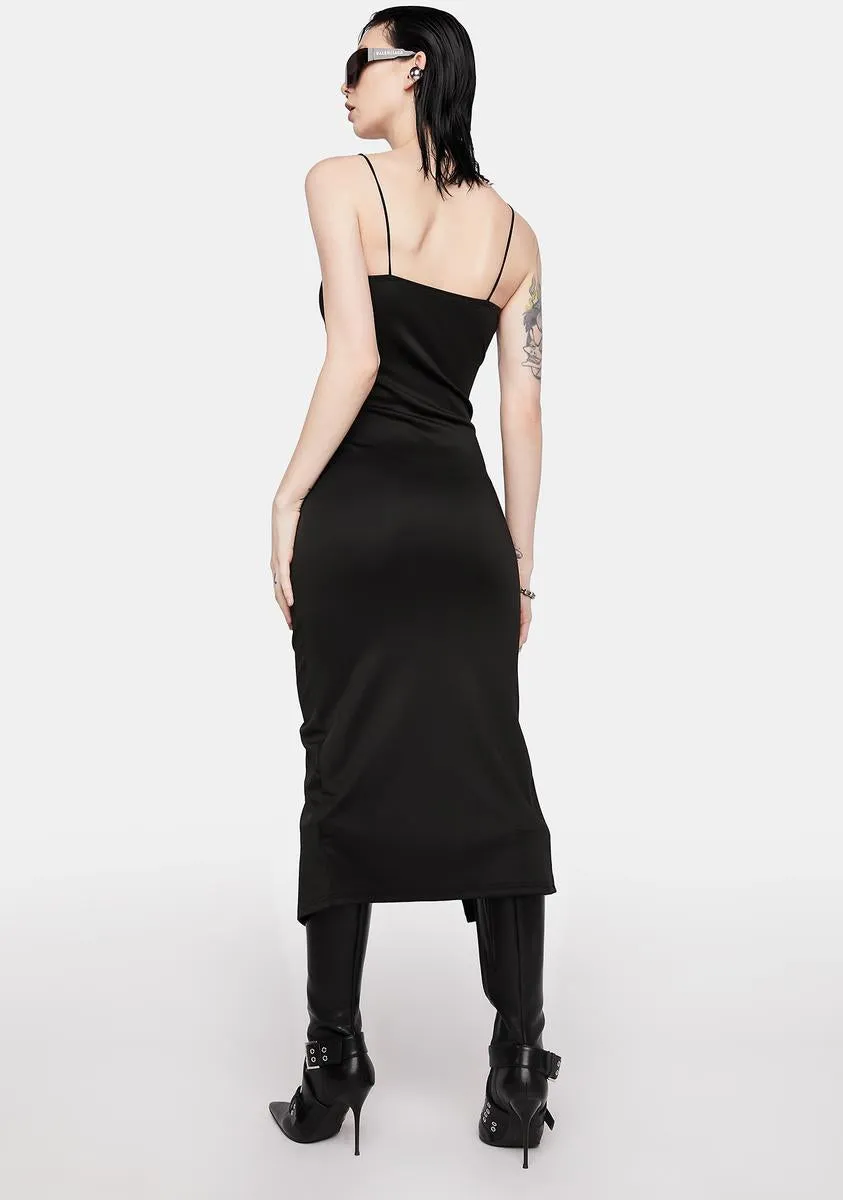 Secret Chat Maxi Dress sold by Dolls Kill product image thumbnail 4