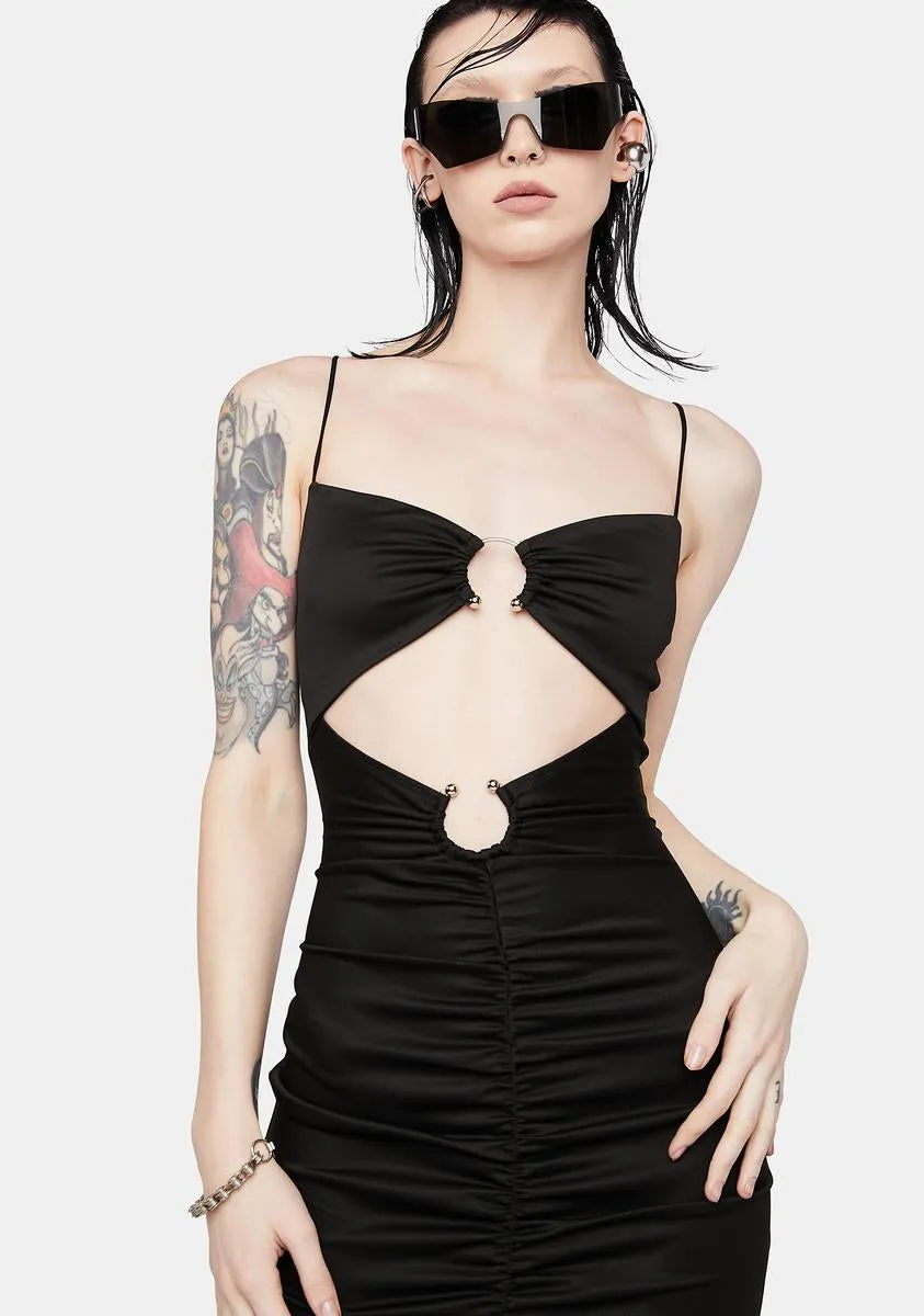Secret Chat Maxi Dress sold by Dolls Kill