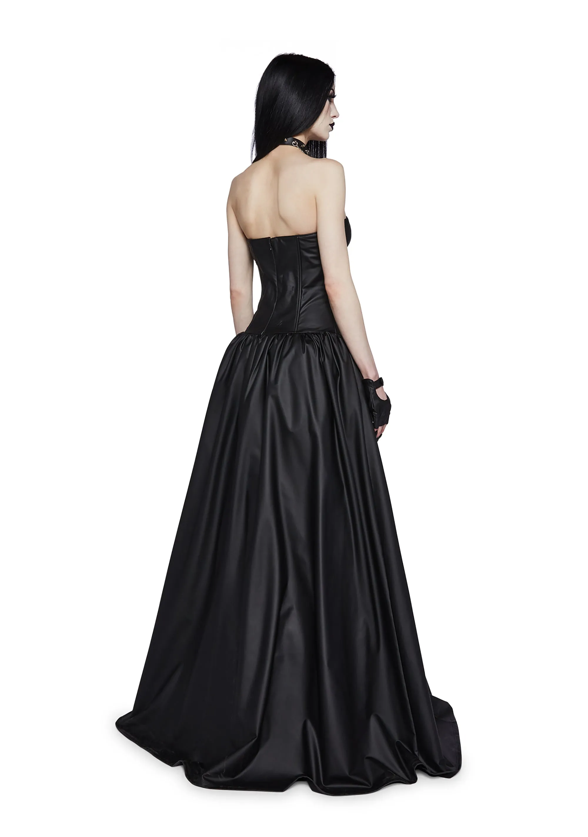 Thief Of Hearts Ball Gown And Gloves Set sold by Dolls Kill product image thumbnail 4