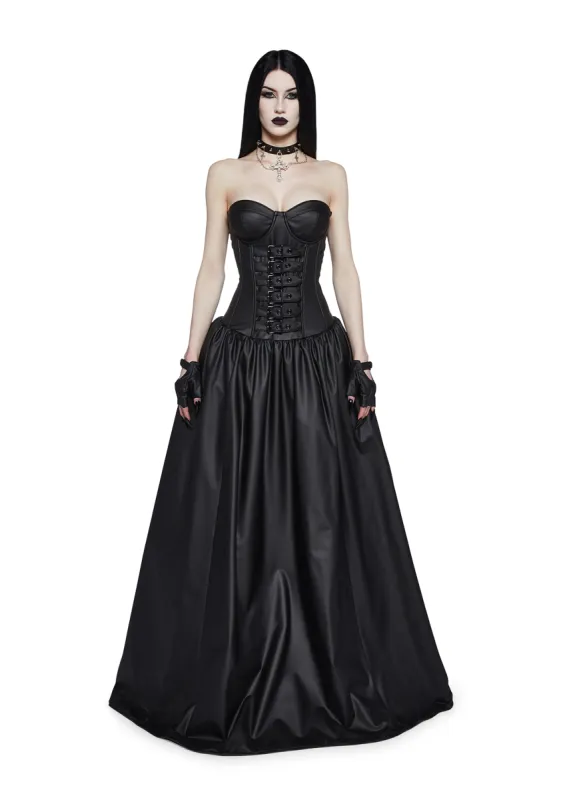 Thief Of Hearts Ball Gown And Gloves Set made by Dolls Kill