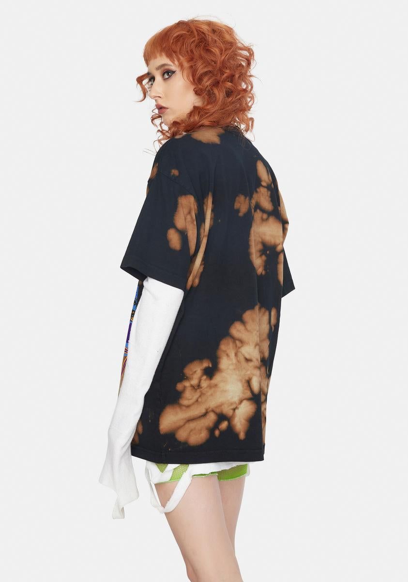 House Of Obey Tie Dye Graphic Tee sold by Dolls Kill product image thumbnail 4