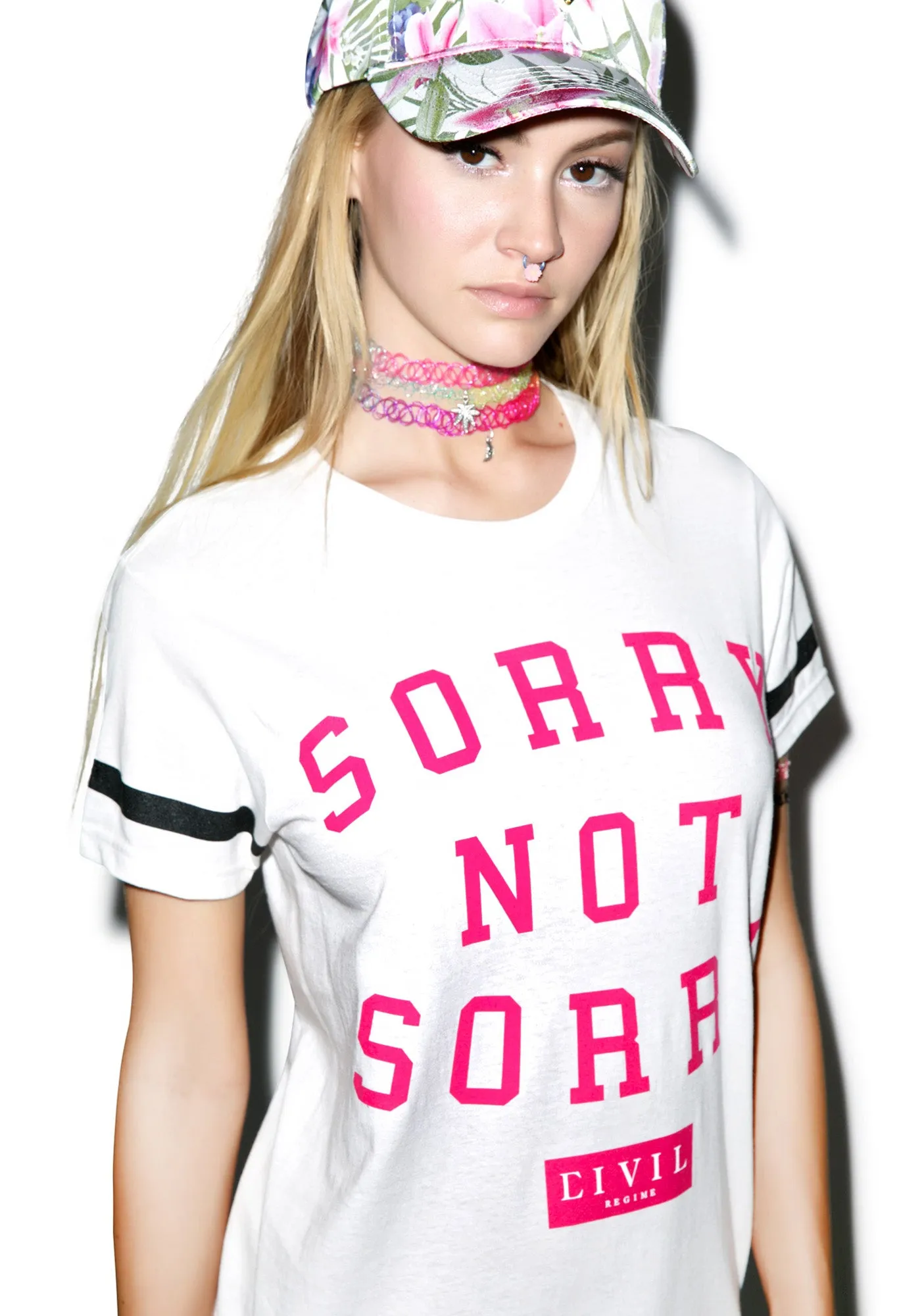 Sorry Not Sorry BF Tee sold by Dolls Kill product image thumbnail 4