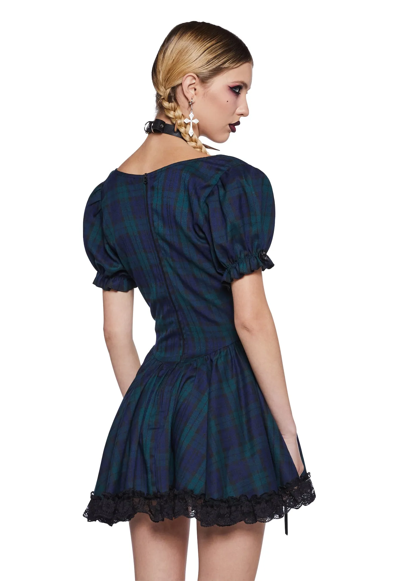 Midnight Study Mini Dress sold by Dolls Kill product image thumbnail 4