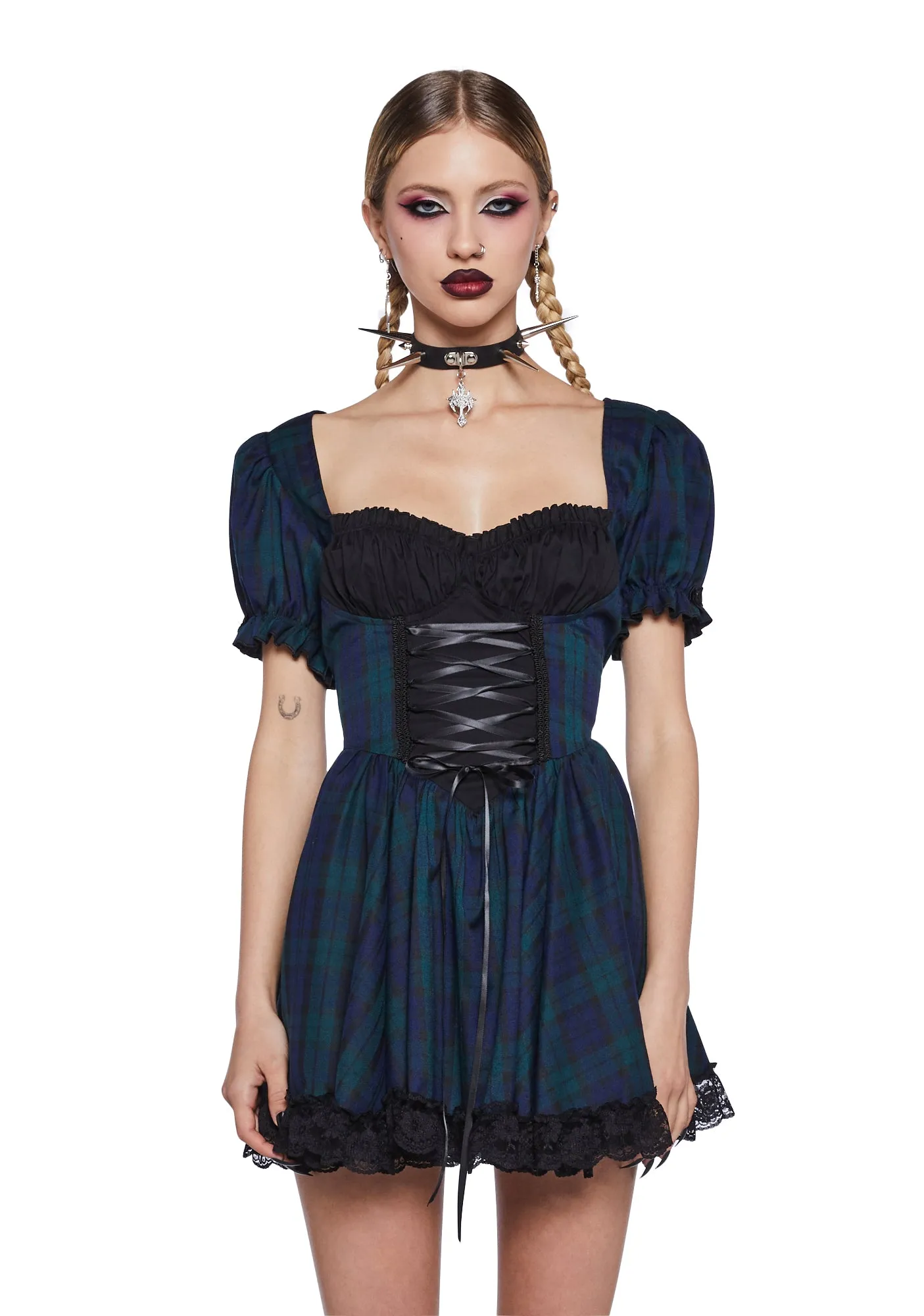 Midnight Study Mini Dress sold by Dolls Kill