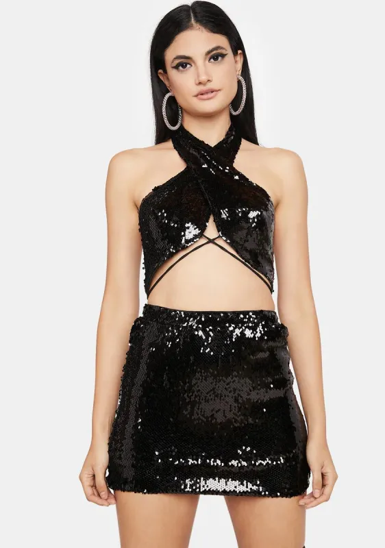 Wicked Dancefloor Diva Sequin Set sold by Dolls Kill