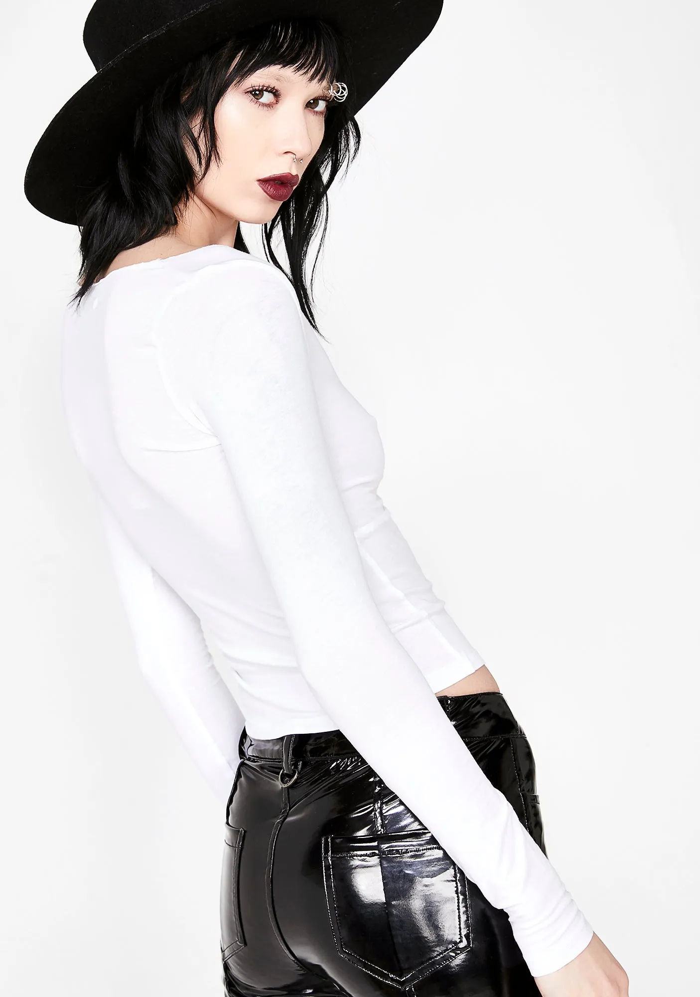 Purity Bling Long Sleeve Top sold by Dolls Kill product image thumbnail 4