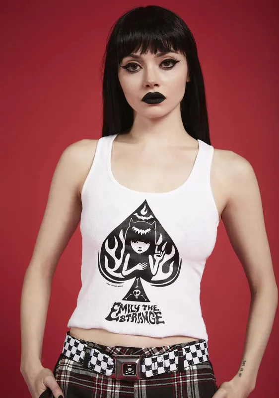 Rocking Spades Tank Top sold by Dolls Kill