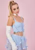 Thinking Of You Lace Up Bustier sold by Dolls Kill