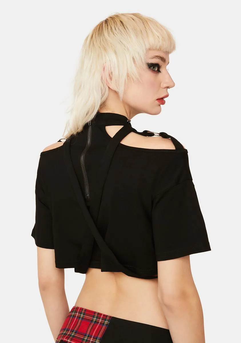 Strappy Crop Top sold by Dolls Kill product image thumbnail 4