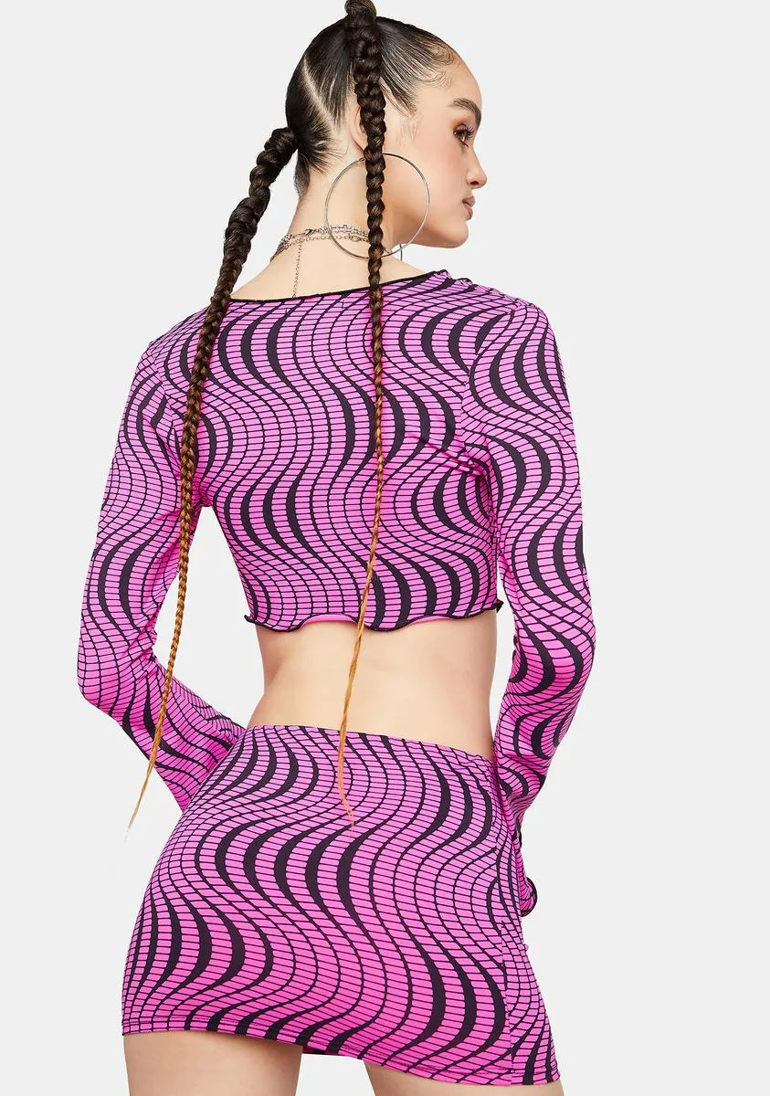 Shed My Skin Mini Skirt sold by Dolls Kill product image thumbnail 4