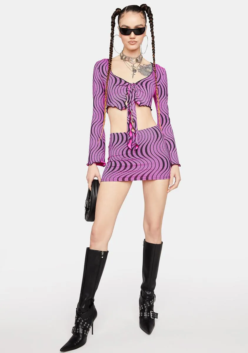 Shed My Skin Mini Skirt sold by Dolls Kill product image thumbnail 3