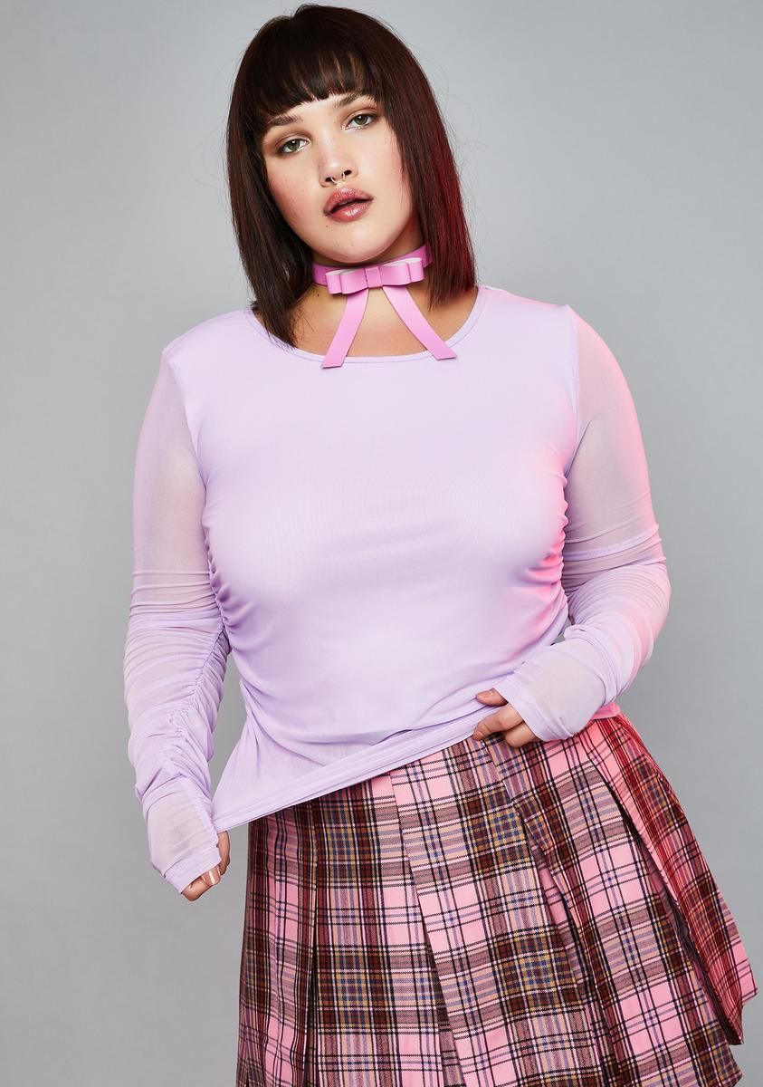Miss Keepin' The Peace Mesh Top sold by Dolls Kill product image thumbnail 2