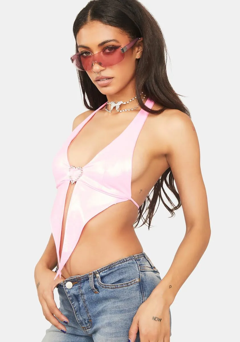 Girly Hardly Yours Halter Top sold by Dolls Kill product image thumbnail 2