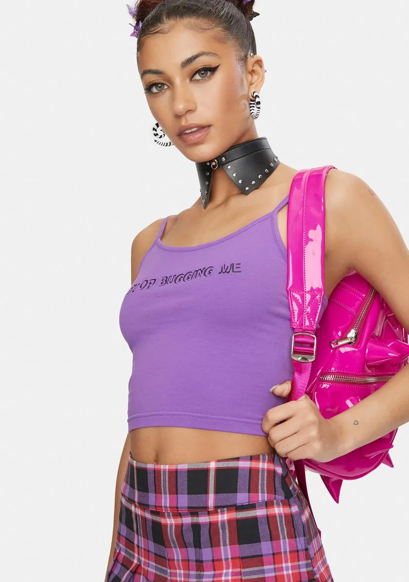 Stop It Crop Tank Top sold by Dolls Kill product image thumbnail 2