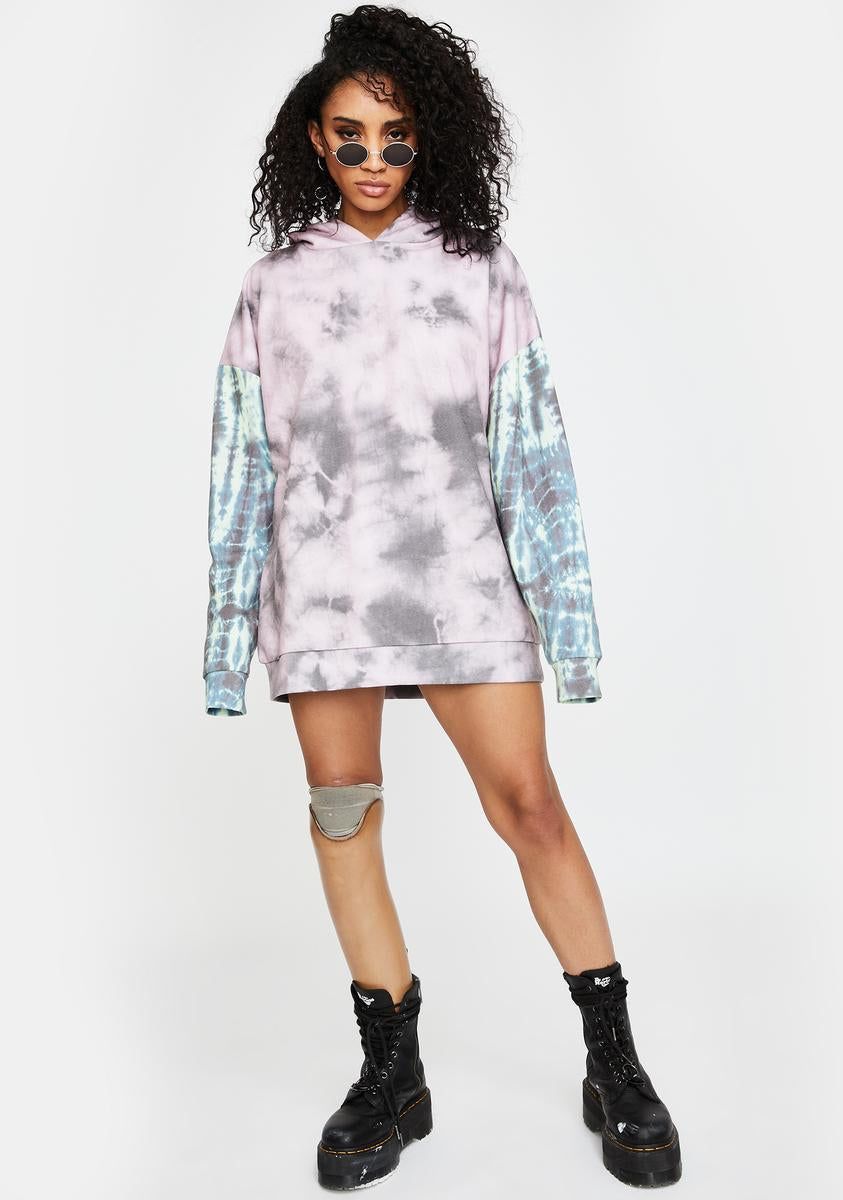 UFO Multi Tie Dye Hoodie sold by Dolls Kill product image thumbnail 3