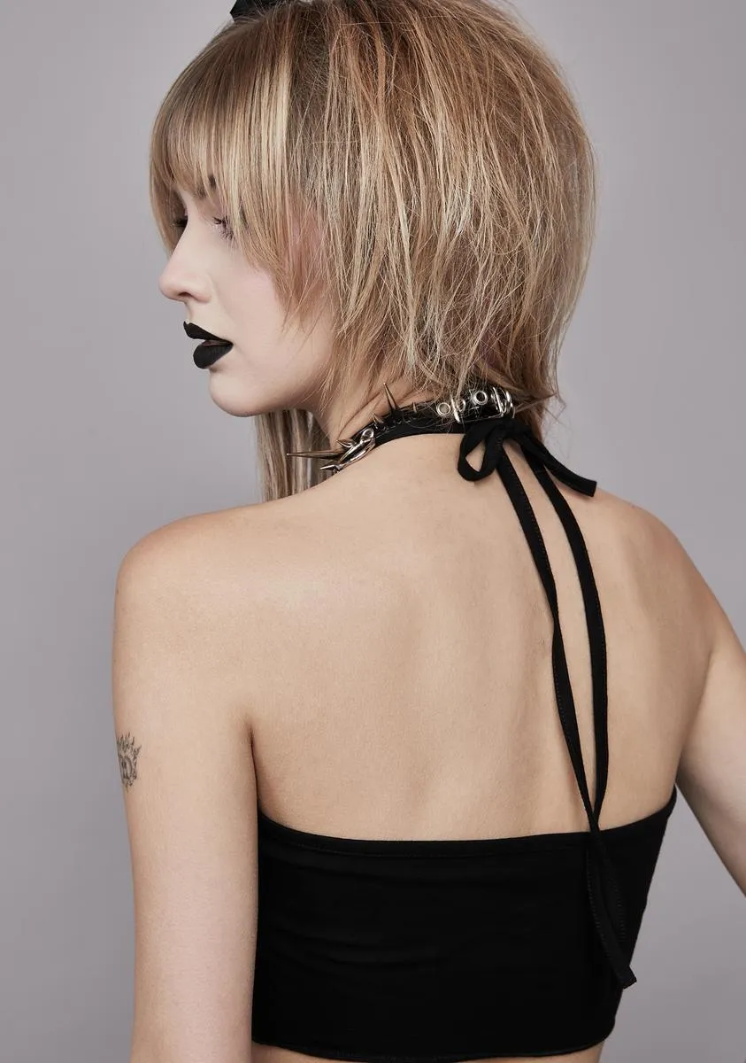 Tangled Heart Halter Top sold by Dolls Kill product image thumbnail 4