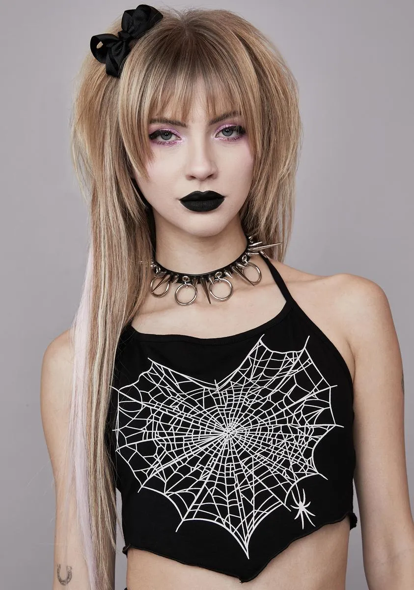 Tangled Heart Halter Top sold by Dolls Kill