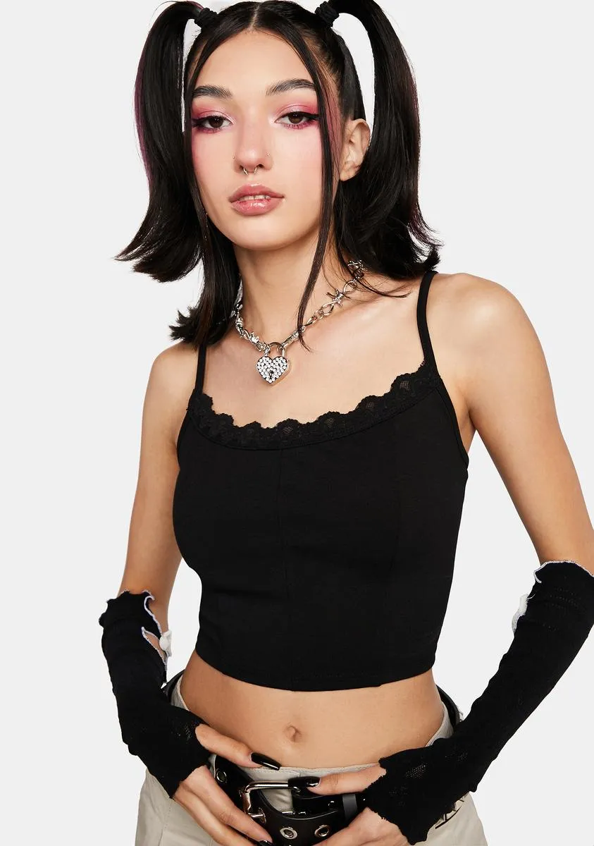 Never Stopping Crop Tank Top sold by Dolls Kill