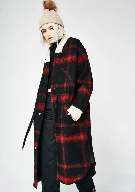 Smart Move Plaid Coat sold by Dolls Kill