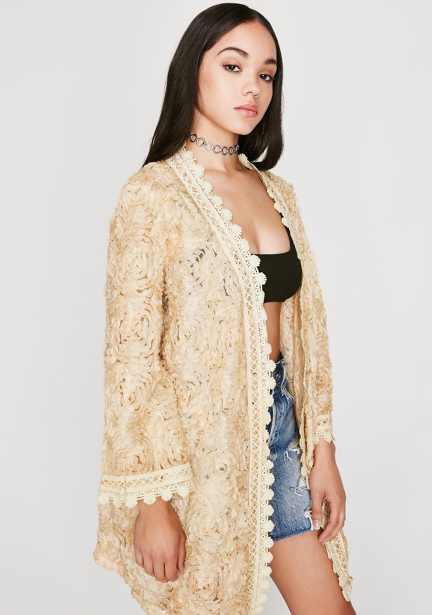 Pushin' Petals Kimono sold by Dolls Kill product image thumbnail 2