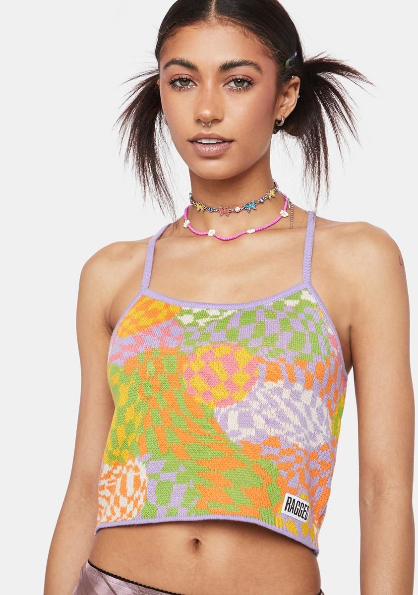 Kaleidoscope Cami Top sold by Dolls Kill