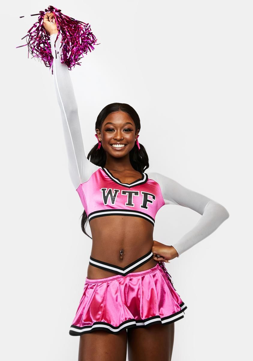 What The Fun Cheerleader Costume sold by Dolls Kill product image thumbnail 2