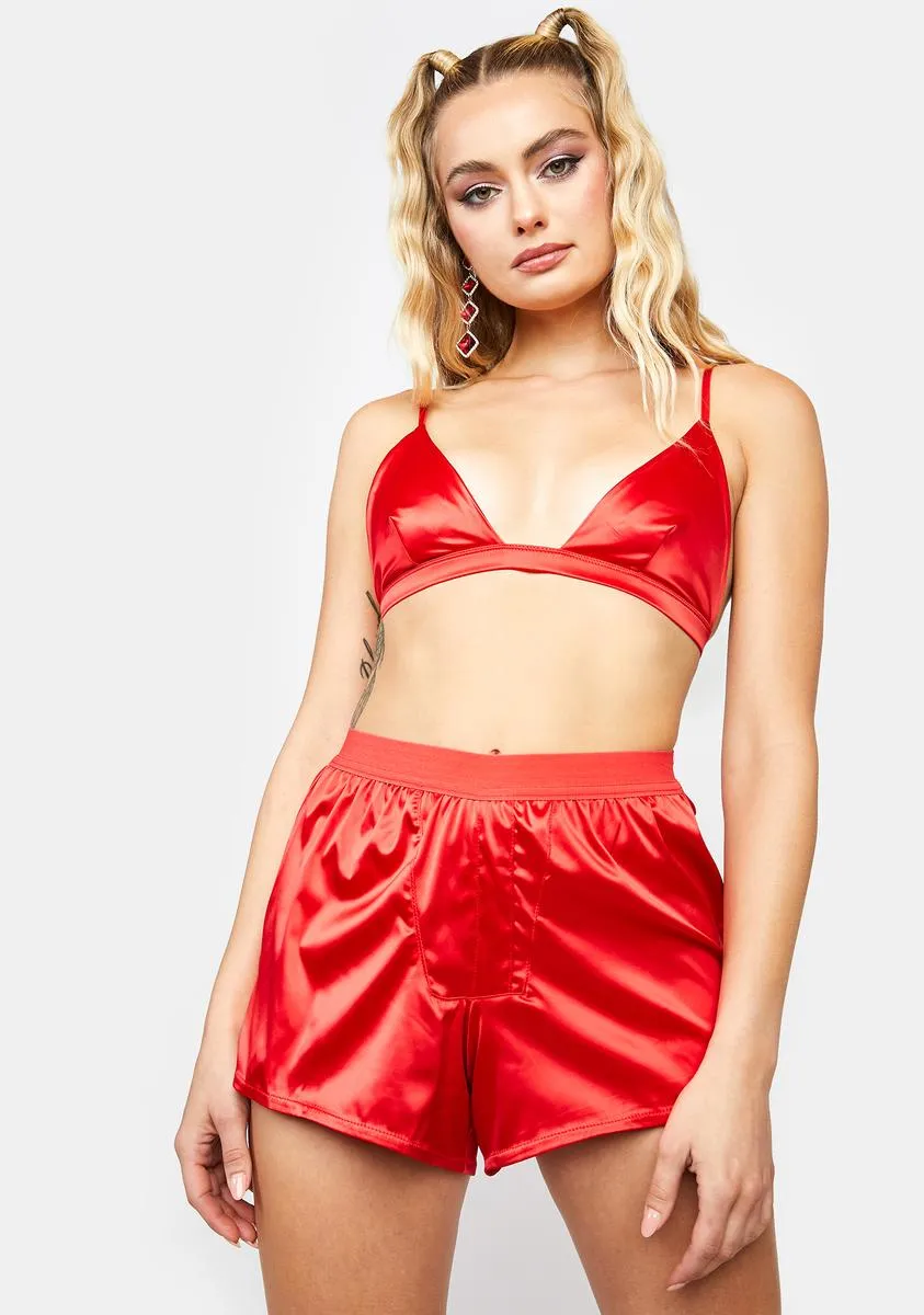 2-Piece Satin Lounge Set sold by Dolls Kill