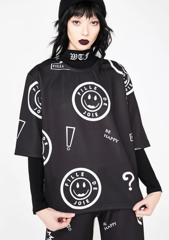 Question Mark T-Shirt sold by Dolls Kill