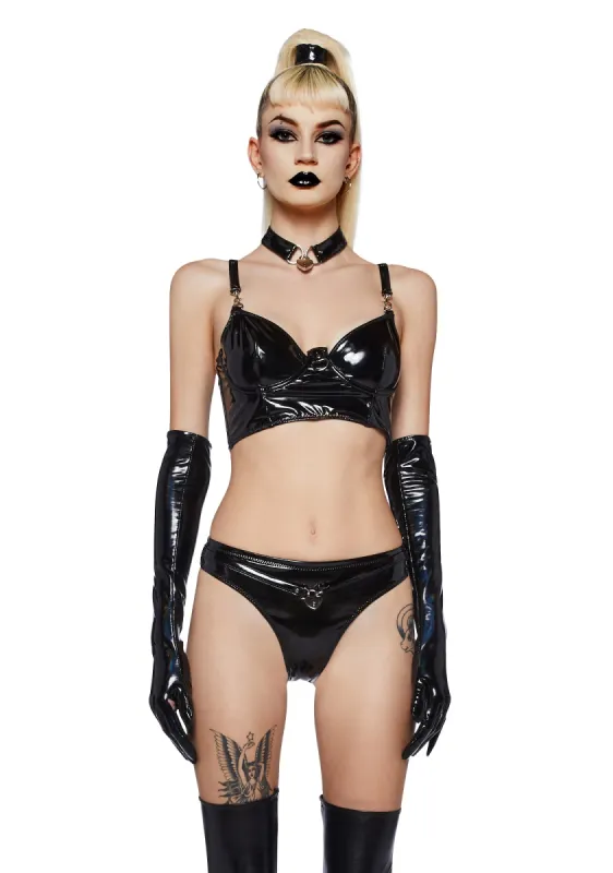 Extreme Bliss Bra With Choker sold by Dolls Kill