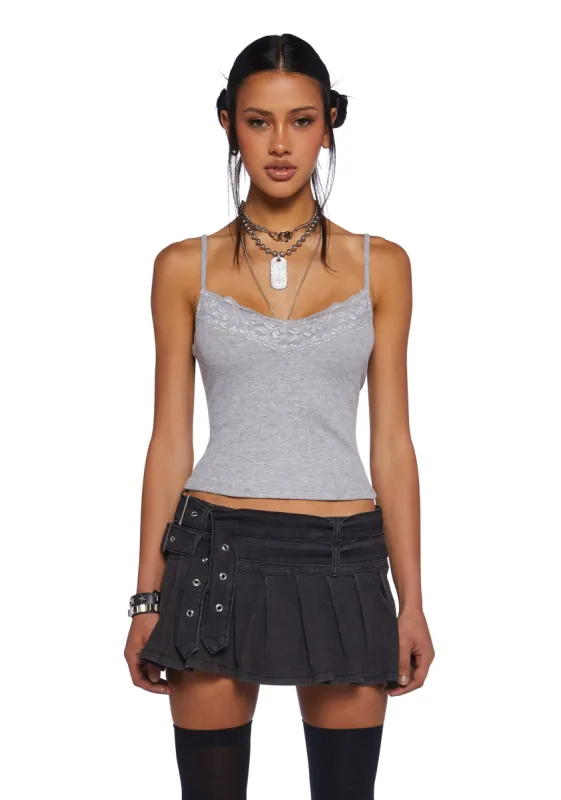 Drama Club Lace Cami Tank sold by Dolls Kill
